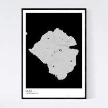 Load image into Gallery viewer, Rum Island Map Print