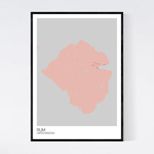 Load image into Gallery viewer, Rum Island Map Print