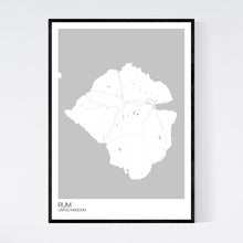 Load image into Gallery viewer, Rum Island Map Print