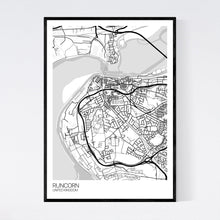 Load image into Gallery viewer, Runcorn City Map Print