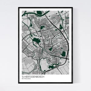 's-Hertogenbosch City Map Print