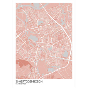 Map of 's-Hertogenbosch, Netherlands