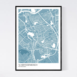 's-Hertogenbosch City Map Print
