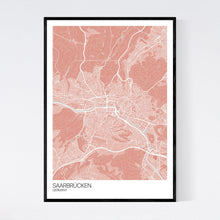 Load image into Gallery viewer, Saarbrücken City Map Print