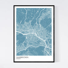 Load image into Gallery viewer, Saarbrücken City Map Print