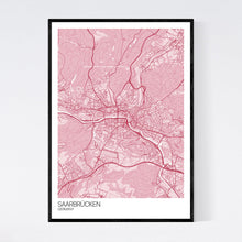 Load image into Gallery viewer, Saarbrücken City Map Print