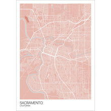 Load image into Gallery viewer, Map of Sacramento, California