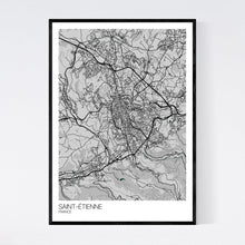 Load image into Gallery viewer, Map of Saint-Étienne, France