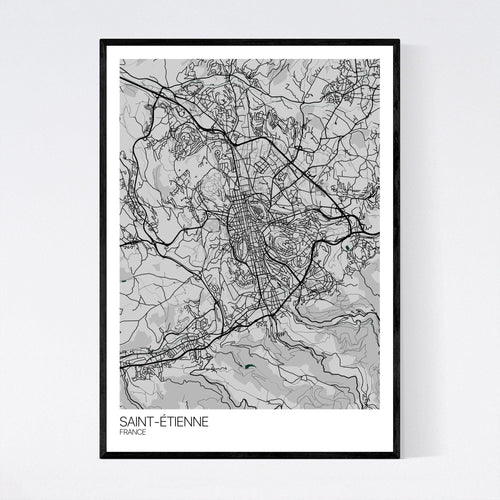 Map of Saint-Étienne, France