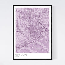 Load image into Gallery viewer, Saint-Étienne City Map Print