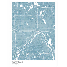 Load image into Gallery viewer, Map of Saint Paul, Minnesota