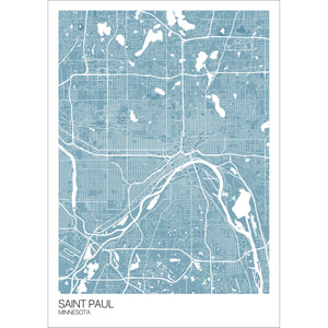 Map of Saint Paul, Minnesota