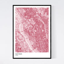 Load image into Gallery viewer, Map of Saitama, Japan