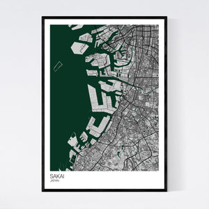 Sakai City Map Print