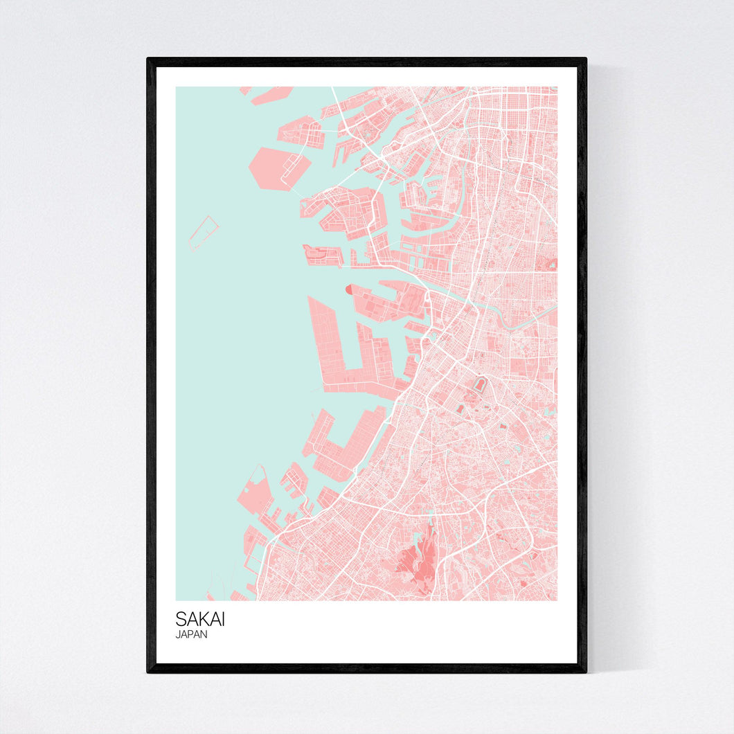 Sakai City Map Print