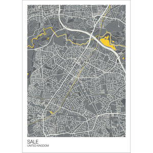 Map of Sale, United Kingdom