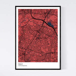 Sale City Map Print