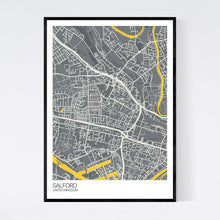 Load image into Gallery viewer, Salford City Map Print