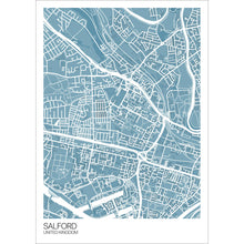 Load image into Gallery viewer, Map of Salford, United Kingdom