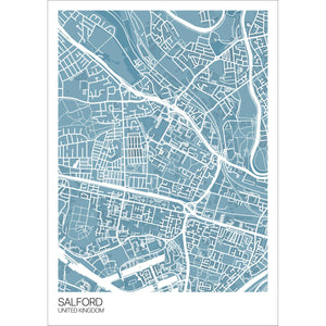 Map of Salford, United Kingdom