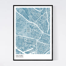 Load image into Gallery viewer, Map of Salford, United Kingdom