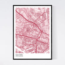 Load image into Gallery viewer, Salford City Map Print