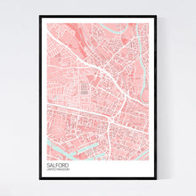 Load image into Gallery viewer, Salford City Map Print