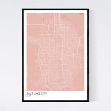 Load image into Gallery viewer, Map of Salt Lake City, Utah