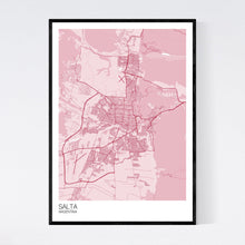 Load image into Gallery viewer, Salta City Map Print