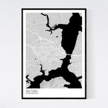 Load image into Gallery viewer, Saltash Town Map Print