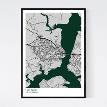 Load image into Gallery viewer, Saltash Town Map Print