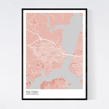 Load image into Gallery viewer, Saltash Town Map Print