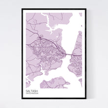 Load image into Gallery viewer, Saltash Town Map Print