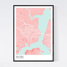 Load image into Gallery viewer, Saltash Town Map Print