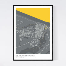 Load image into Gallery viewer, Saltburn-by-the-Sea Town Map Print