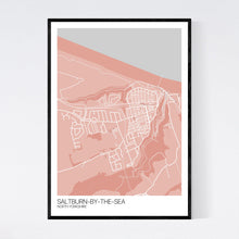 Load image into Gallery viewer, Saltburn-by-the-Sea Town Map Print