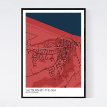 Load image into Gallery viewer, Saltburn-by-the-Sea Town Map Print