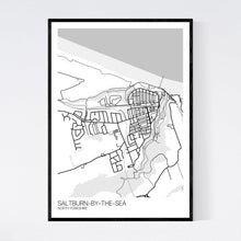 Load image into Gallery viewer, Saltburn-by-the-Sea Town Map Print