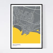 Load image into Gallery viewer, Saltcoats Town Map Print