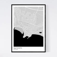 Load image into Gallery viewer, Saltcoats Town Map Print