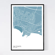 Load image into Gallery viewer, Saltcoats Town Map Print