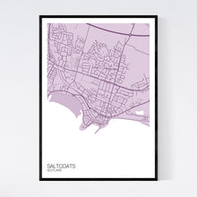 Load image into Gallery viewer, Map of Saltcoats, Scotland