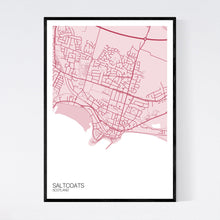 Load image into Gallery viewer, Saltcoats Town Map Print