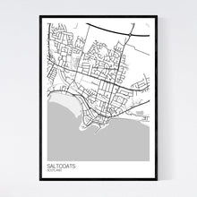 Load image into Gallery viewer, Saltcoats Town Map Print