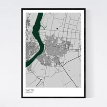 Load image into Gallery viewer, Salto City Map Print
