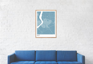 Map of Salto, Uruguay
