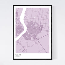 Load image into Gallery viewer, Salto City Map Print