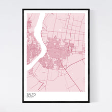 Load image into Gallery viewer, Salto City Map Print