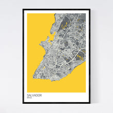 Load image into Gallery viewer, Map of Salvador, Brazil