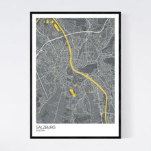 Load image into Gallery viewer, Salzburg City Map Print